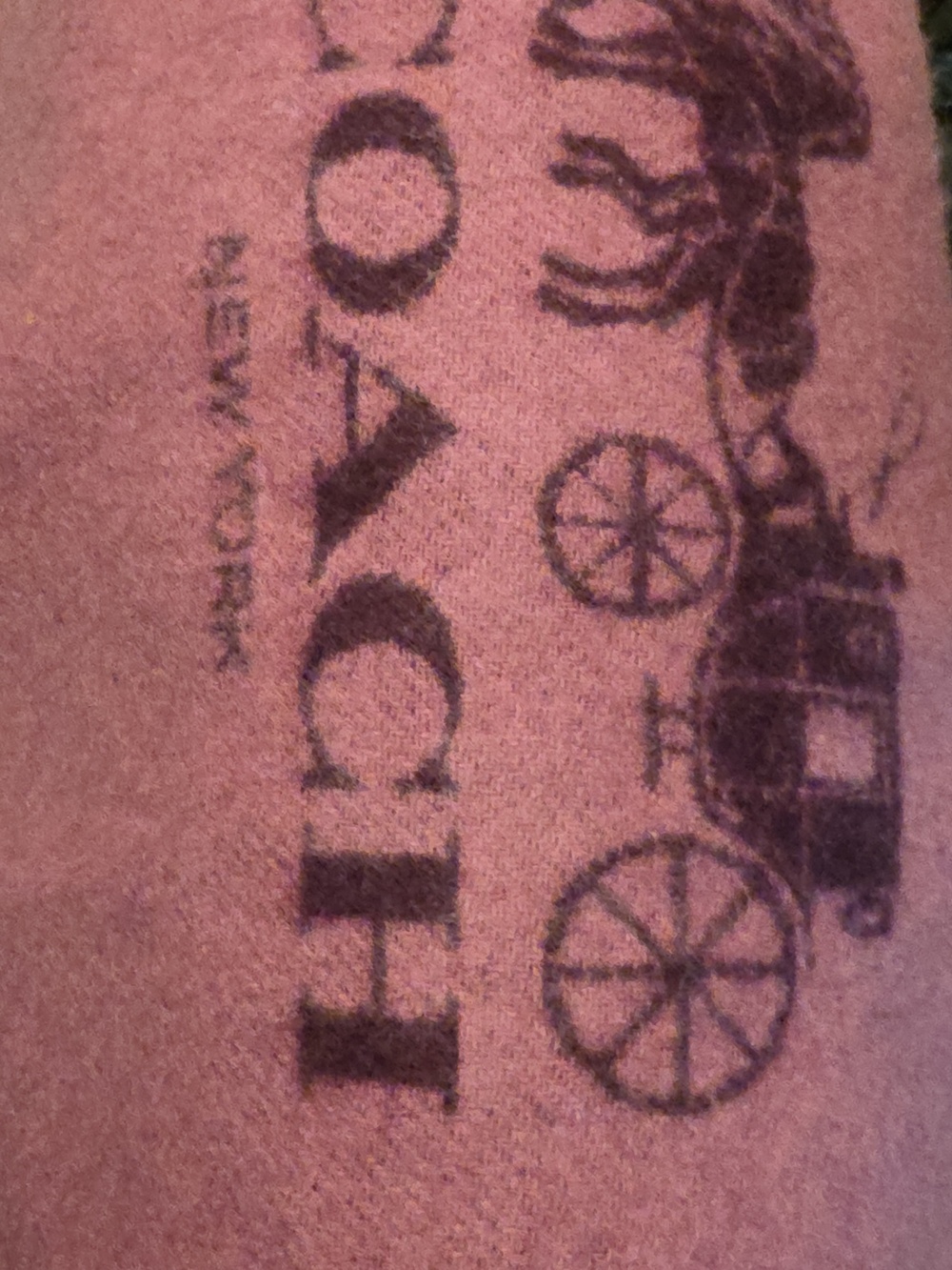 Coach Cashmere Scarf - Picture 4 of 4